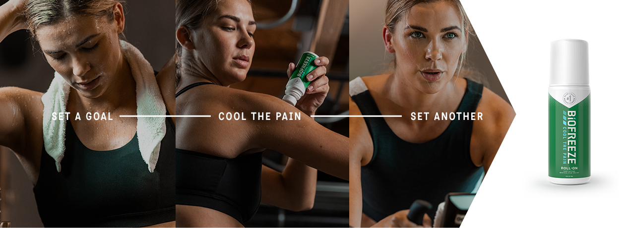 Push Harder, Cool the Pain, Keep Going - Biofreeze