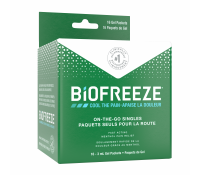Biofreeze Classic Pain Relief On-The-Go Singles - 16 - 3mL Gel Packets - Bilingual Packaging